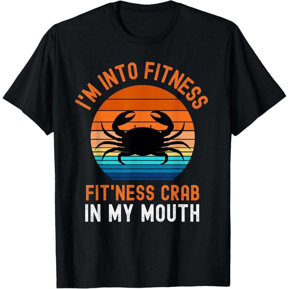 Funny Crab Leg Eating Seafood Boil Cookout Adult Men's Boys Girls Cotton Men T Shirt