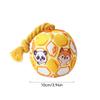 Interactive Ball Dog Toy for Aggressive Chewers Training Decompress Bite Resistant Plush Handle Dog Toys with Bells Pet Supplies