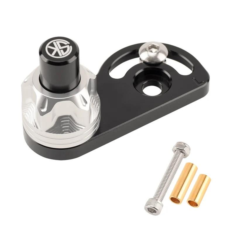 Chekis Modification Accessories Motorcycle Horn Button Parking Lock Slope Brake Switch Assistant with Limit Screw Does N