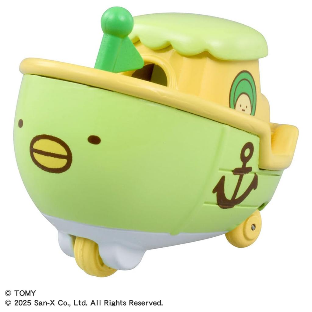 TAKARA TOMY Tomica Dream Tomica SP Sumikkogurashi Dream Boat Penguin Miniature Car Toy for Ages 3 and Up