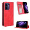 Флип-чехол для OPPO Reno13 F / Reno 13F кожаный чехол [Flip Vintage Leather] ударопрочный прочный ретро защитный чехол