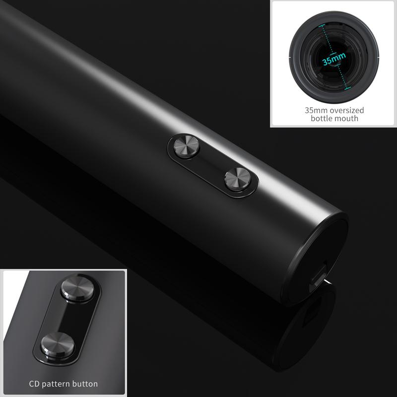 1PCS/1SET Electric Wine Opener Automatic Wine Bottle Corkscrew with Aerator Pourer Foil Cutter for Kitchen Bar Tool Party Gift 6