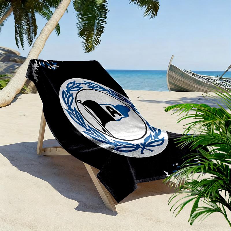 DSC Arminia Bielefeld Print Beach Towel, Large Soft Quick Dry Towel for Beach Camping Swimming