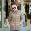 Elegant Then Extra Large Size Light Section Down Jacket Women Short Section Stand-up Collar Plus Size Comfortable Unique Personalized Clothes