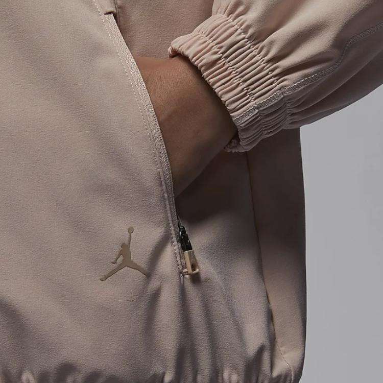 Jordan Однотонная повседневная куртка с воротником-стойкой на молнии, женские куртки бежевого цвета FN5144-207