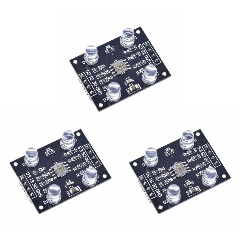 TCS230 TCS3200D Programmable Color Recognition Sensors Module AntiLight Interferences Wide Voltages 3 V 5V Compatible