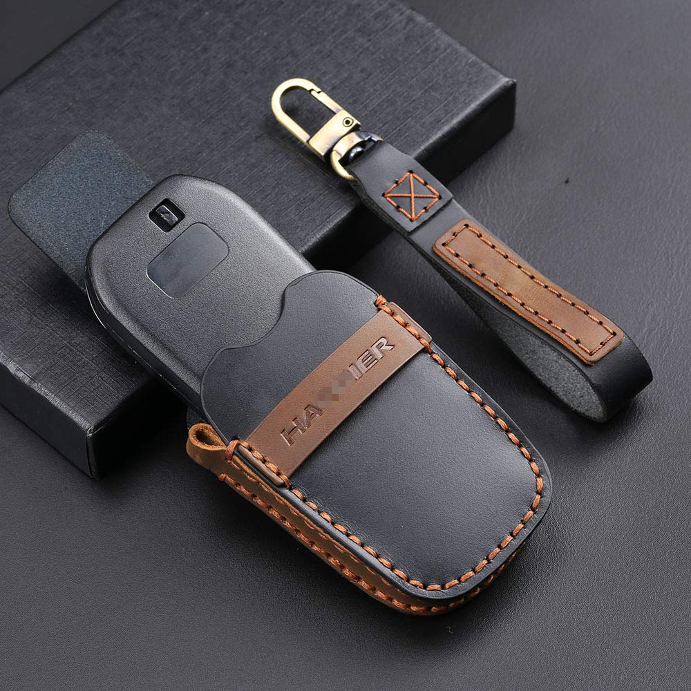 LEXLEY Новый чехол для ключей для Toyota Harrier 80 серии, чехол для ключей из натуральной кожи, ключ