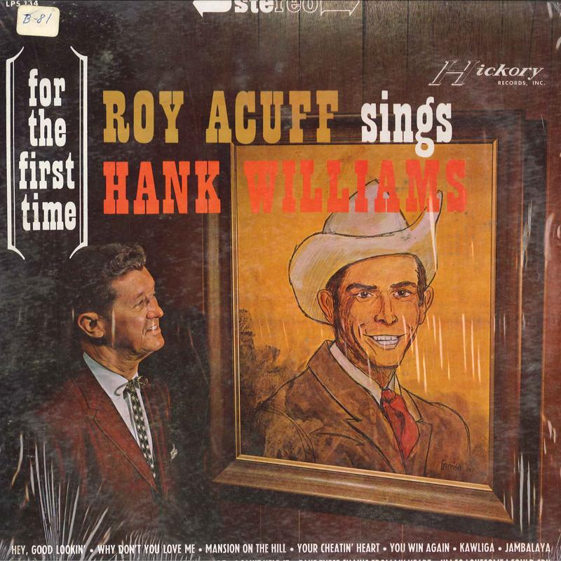 Виниловая пластинка ROY ACUFF For The First Time Roy Acuff Sings LPS134 HICKORY 1966 США Кантри/Фолк Б/у