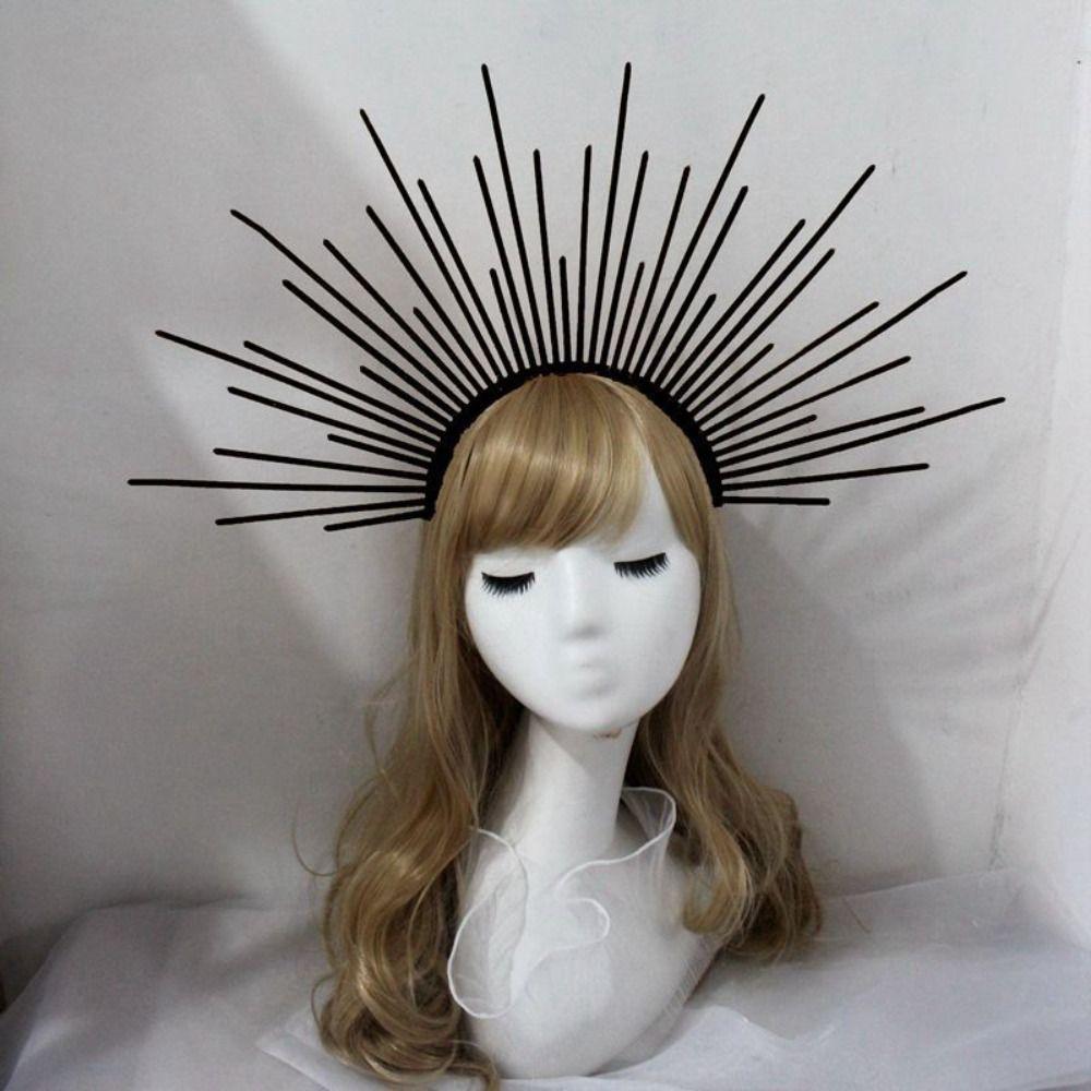 Vintage Handmade Gothic Lolita Tiara Sun Goddess Headwear Wedding Headpiece DIY Crown Material Kits