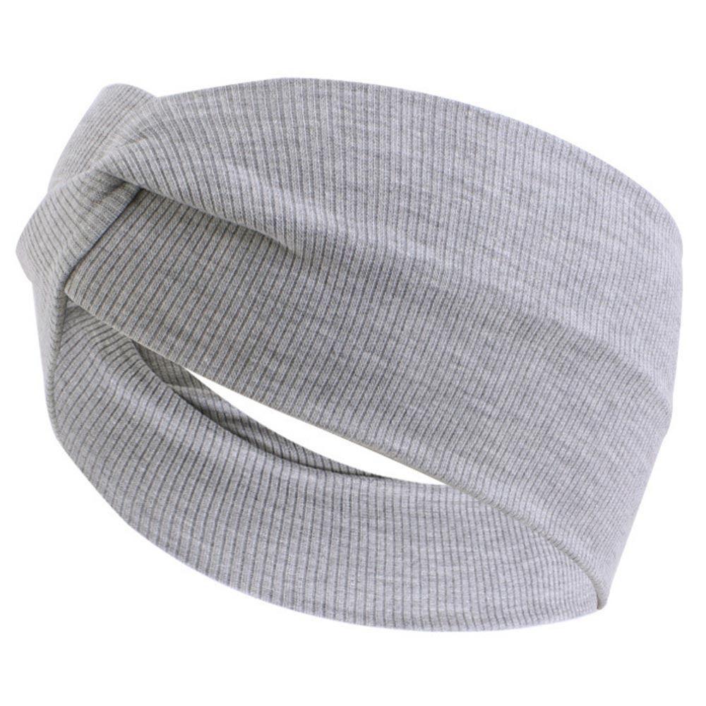 Elastic New Fold Yoga Hairband Turban Running Headwrap Wide Sports Headband Stretch Hair Band