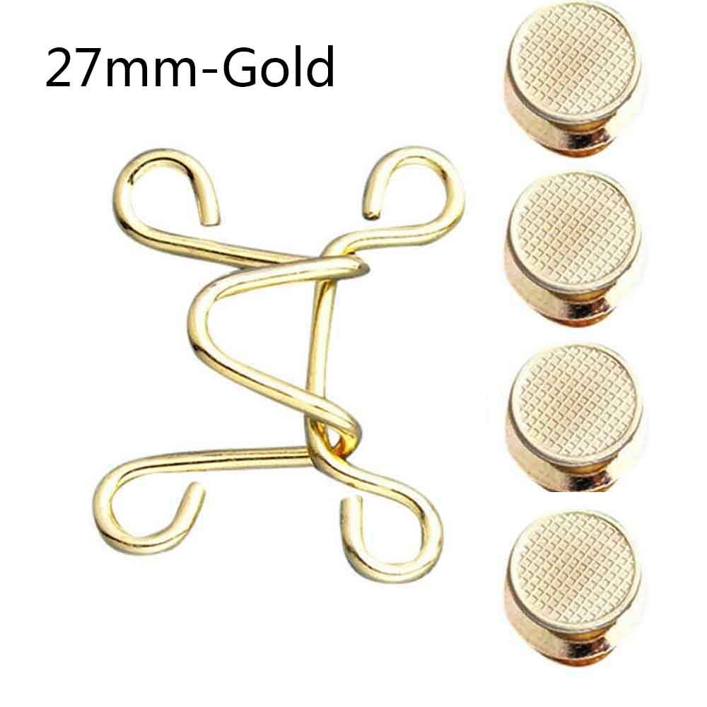 Men Jeans Pants Nail-free Waist Buckle Adjustable Snap Button Waist Buckle Extender Waist Closing