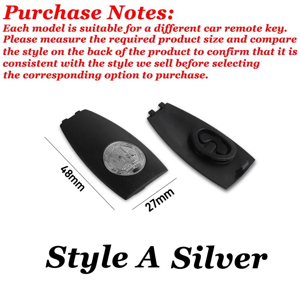 JMQAR1 3D AMG Badge Key Cover Auto Remote Key Shell Refit Sticker For Mercedes Benz GLE GLA GLB W168 W177 W176 W246 W166 W169 W247 W204