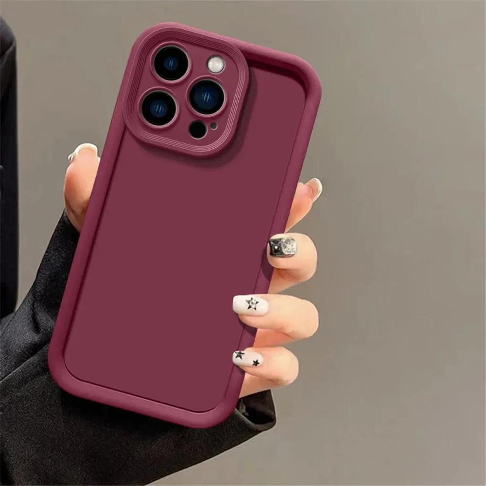 Для Для Iphone 16 14 1 Pro Plus 13 12 11 Pro Max 12 13 Mini 7 8 XR X XS Продвинутое ощущение Чехол из ТПУ Ударопрочный Силиконовый Чехол Fundas