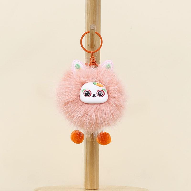 Плюшевый брелок-кролик из коротковорсовой ткани для украшения сумки и подарка для коллекционеров