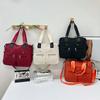 Street Style Small Square Bag With Seaming Details And Adjustable Double Straps For Womens Fashion