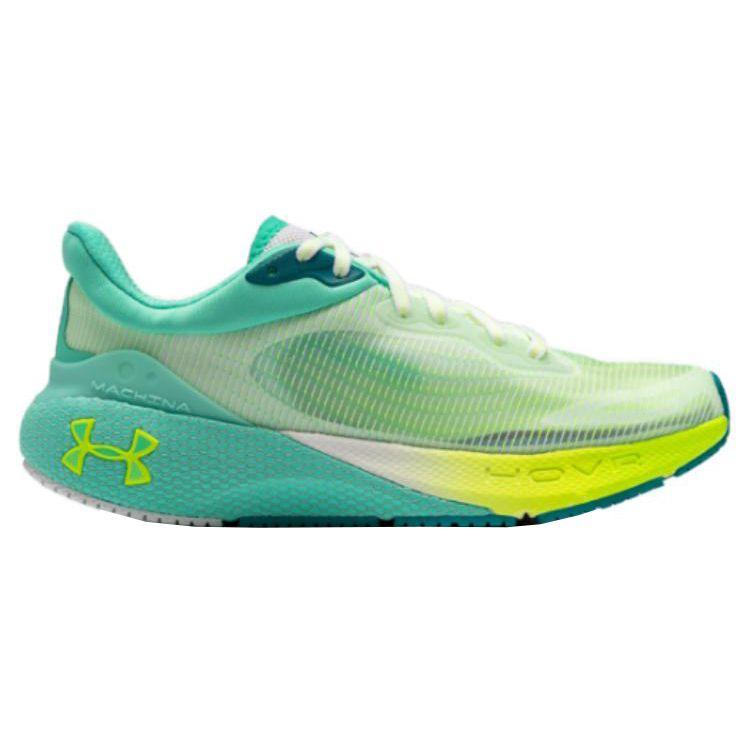 Under Armour Женские кроссовки для бега с круглым носком, амортизирующие, нескользящие, износостойкие, с низким верхом, кроссовки, зеленые, белые, 3026265-100