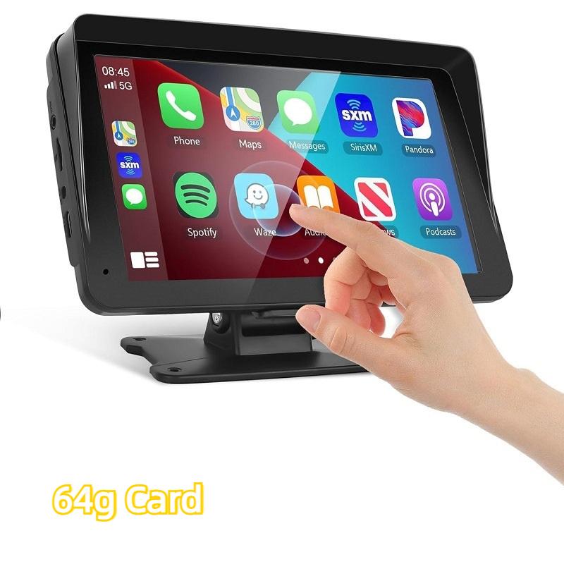 Новый 7-дюймовый Carplay портативный беспроводной автомобильный смарт-экран MP5 навигация реверсивный плеер