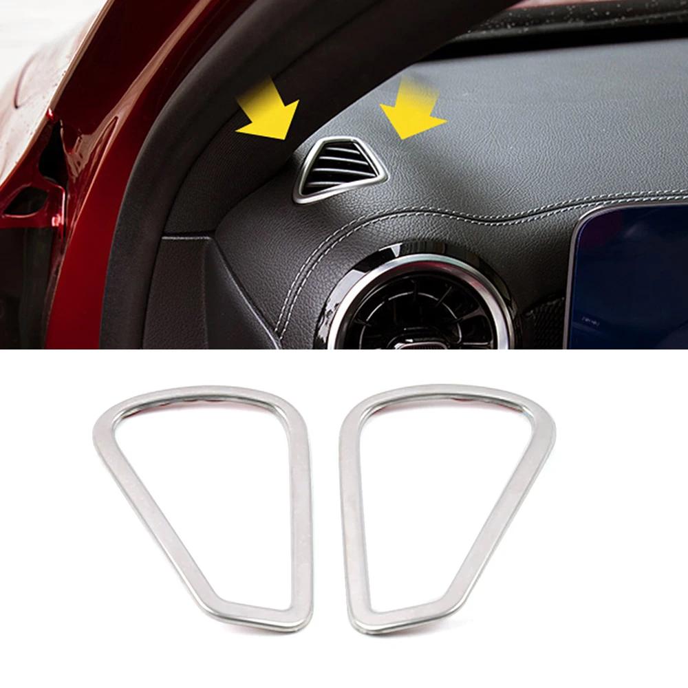 Для Mercedes Benz A Class W177 V177 A180 A200 A250 2024 автомобильный стиль центральная консоль часть модификация рамка крышка отделка декоративная наклейка