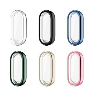Мягкий ТПУ Защитный чехол для экрана Совместим с Mi-Band 8 Устойчивый к царапинам Защитная крышка Бампер-оболочка Ударопрочный