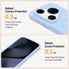 Protective Magnetic Liquid Silicone Phone Case for Huawei Pura 70 Pro-Blue