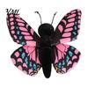 Soft Body Doll Realistic 3D Butterfly Plush Toy, Stuffed Throw Pillow, Home Display Insect Animal Decor, Gift for Kids Girls, Ornament Vivid Design