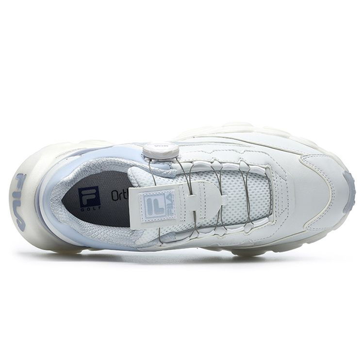 Fila Smasher GF Boa Удобные Универсальные Низкие Гольф-Кроссовки Женские кроссовки Белый Синий A12W132407FWB