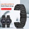 Для ремешка часов Casio PROTREK PRW-600/PRW-60/50/70 Цельный ремешок для часов из нержавеющей стали Мужской 23 мм Металлический браслет