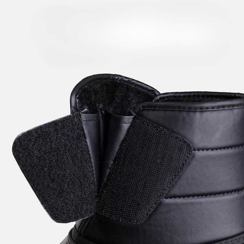 Утолщенные теплые зимние ботинки, короткие нескользящие рыболовные ботинки, мужская хлопковая обувь для подледной рыбалки