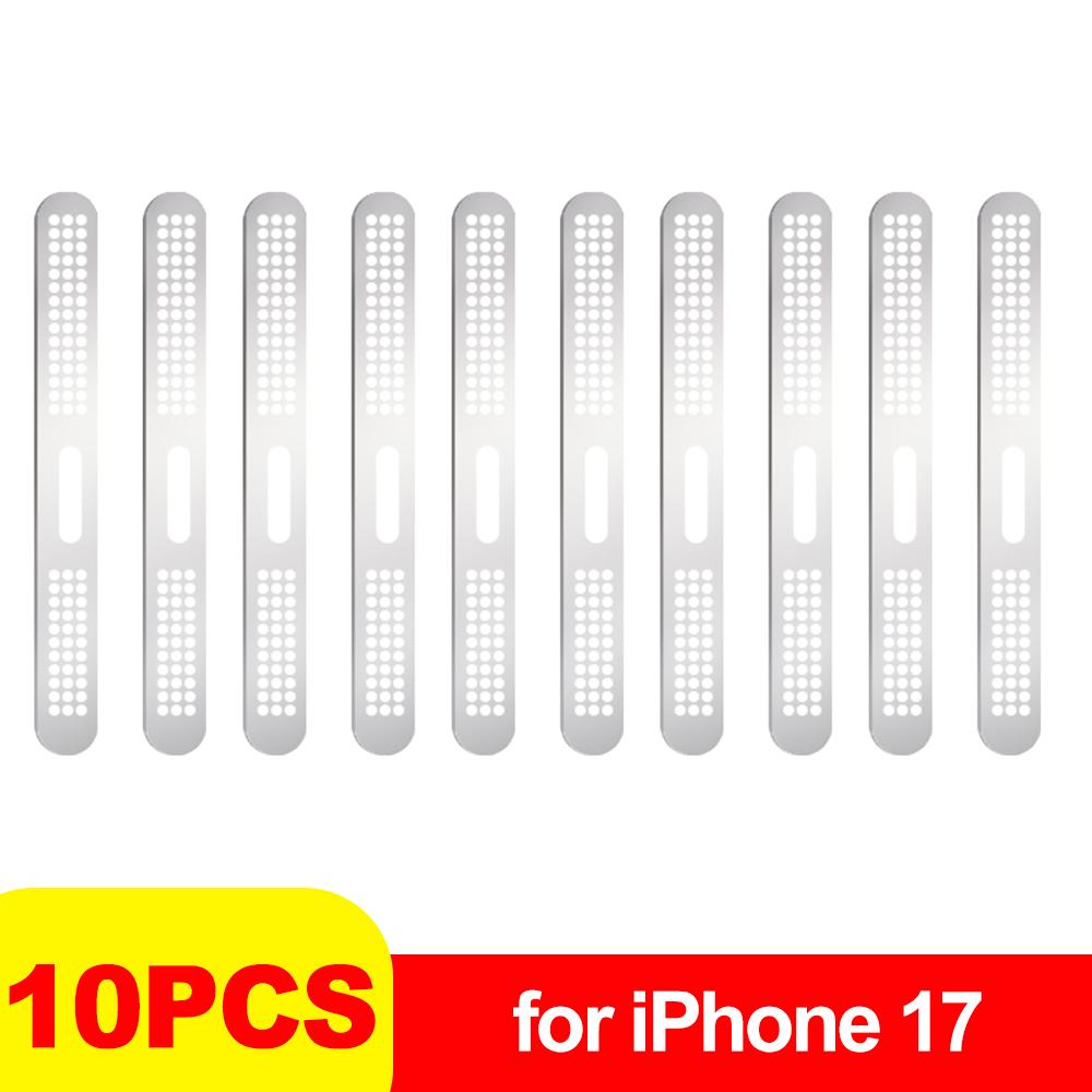 2-10 шт. Металлическая защитная сетка от пыли для динамика IPhone 17/17 Air/17 Pro/17 ProMax, клейкая, защитная, пылезащитная, для динамика/трубки