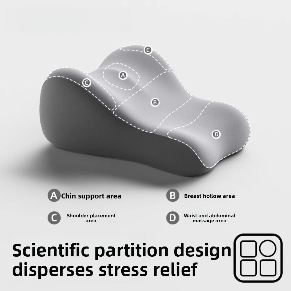 Non-Slip Relax Cush Pillow Soft Relaxing Prone Pillow Bed Wedge Pillow for Rest, Massage, Reading