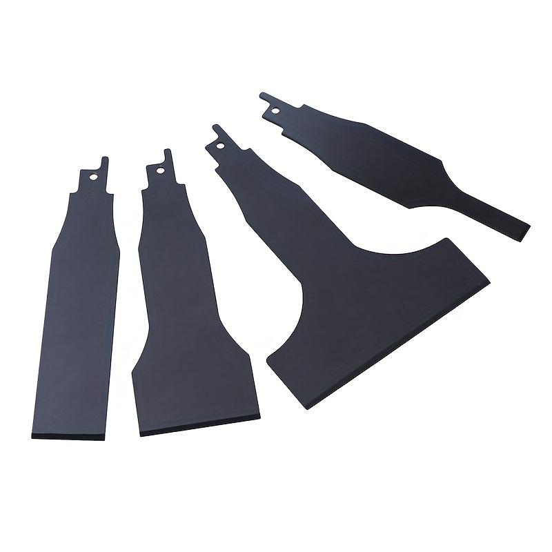 Набор из 4 лопаток для возвратно-поступательной пилы - SK5, чистящее лезвие для электропилы - для удаления плитки, грязи и шпатлевки со стен