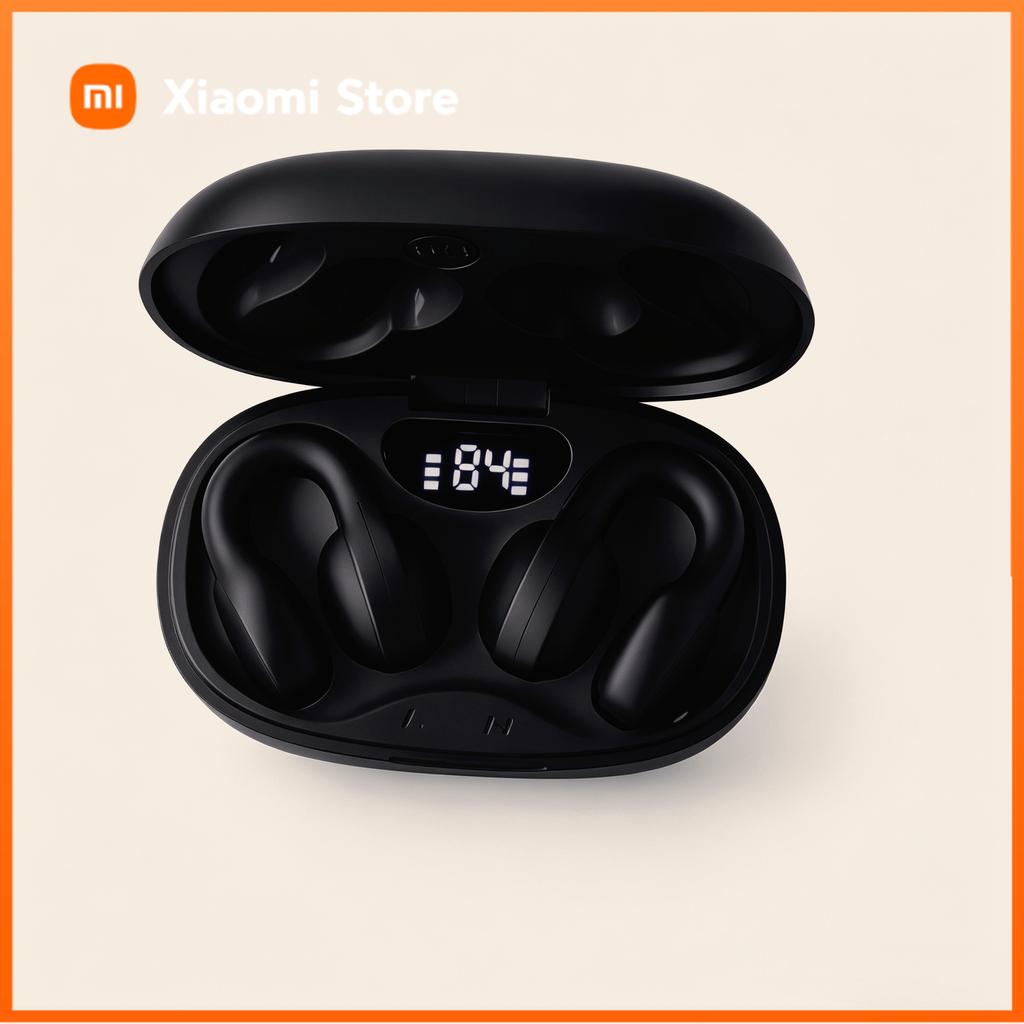 Xiaomi Ear-Clip Earbuds Bone Conduction Ultra-Light Body for No-Sense Wearing Low-Latency Gaming Mode with Audio-Video Digital
