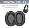 Сменные амбушюры Амбушюры из протеиновой ПУ кожи Подушечки для ушей Совместимы с наушниками Sony MDR-100ABN MDR-100ABN WH-H900N (черный)