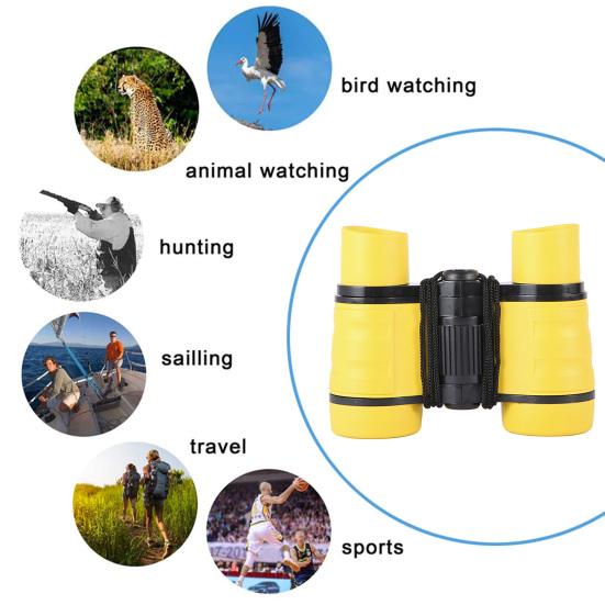 Детский телескоп игрушка для детей 45755 лет нескользящая цветная ручка 4X30 увеличение бинокль наблюдение за птицами исследование кемпинг