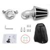 CNC Cone Air cleaner intake filters breather for harley Big Twin Softail Dyna Fat Boy Bob Night Train 99-15 touring FLHX