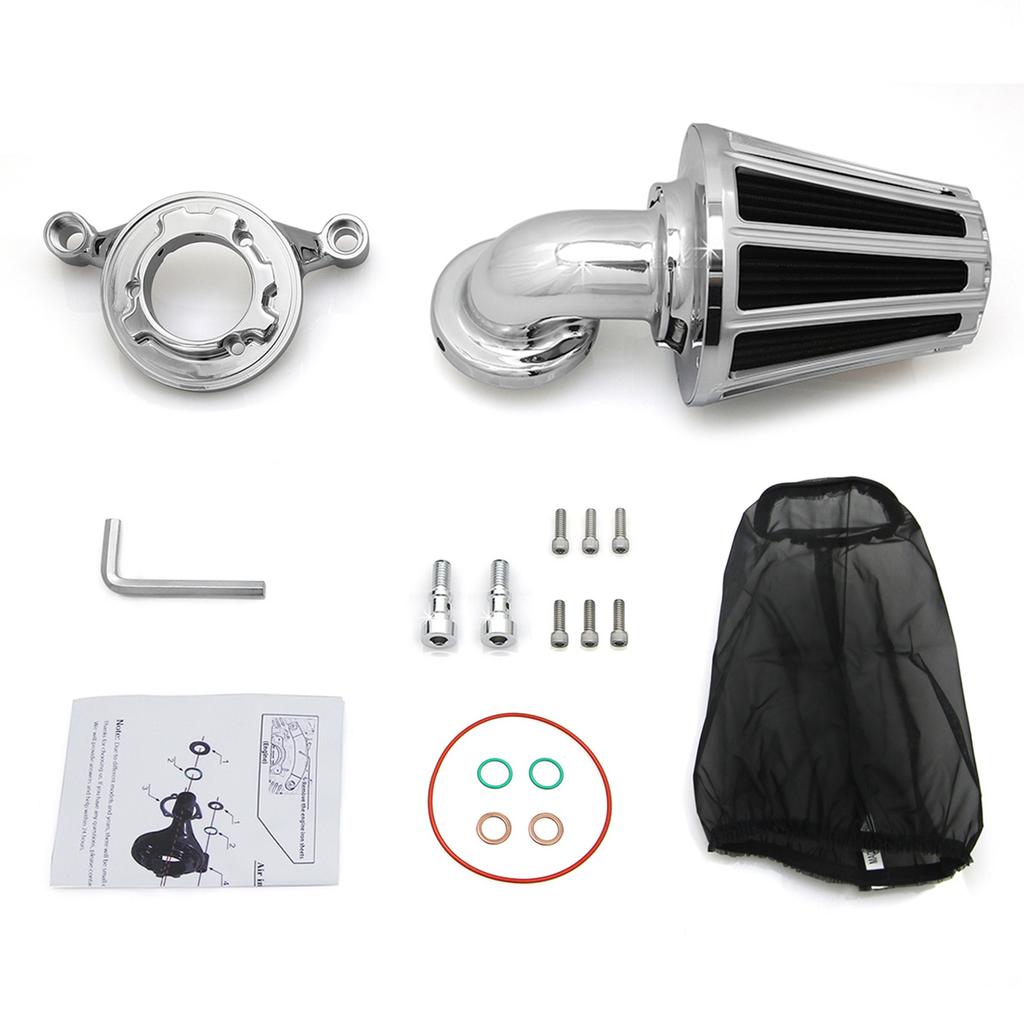 CNC Cone Air cleaner intake filters breather for harley Big Twin Softail Dyna Fat Boy Bob Night Train 99-15 touring FLHX