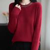 Sweater for Women Autumn Winter Thickened Pullover Warm  Stretchy Long Sleeve Kinnted Round-veck Jumper Tops