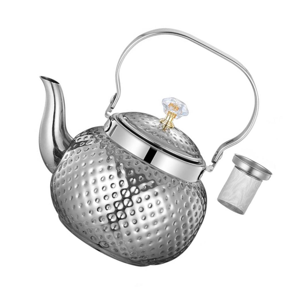 Круглые чайники Заварники из нержавеющей стали с ситечком Чайники для кипячения воды Короткие носики Чайники для кофе пуровер