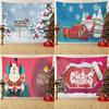 Home Decor Tapestry Santa Christmas Tree Print Wall Hanging Room Wall Decor Background Fabric