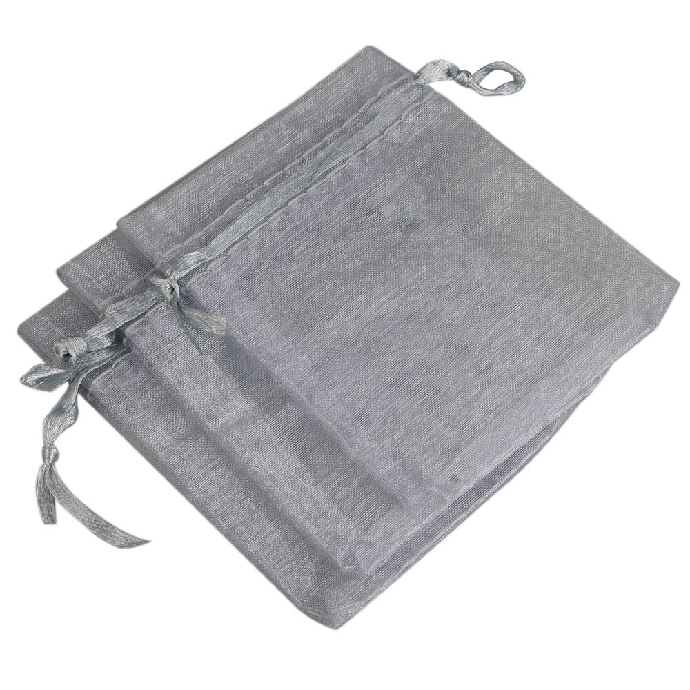 50 шт./лот Органзовый подарочный мешочек для ювелирных изделий 24 цвета Мешочки на шнурке для свадьбы Рождества Конфет Подарочные пакеты Упаковка для ювелирных изделий KTY