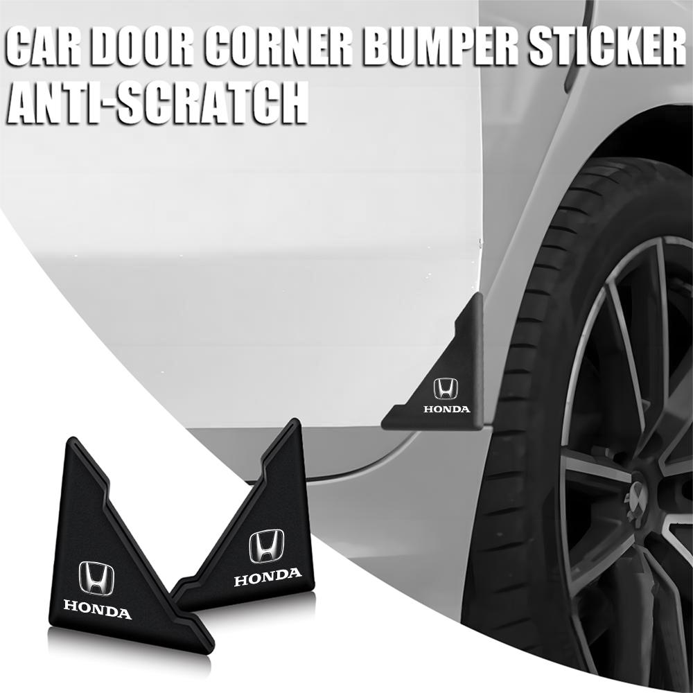 2/4PCS Car Door Corner Anti-collision Protector Covers Stickers Auto Accessories For Honda Freed Civic Accord Fit Jazz OdysseyOW3