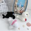 Cute Soft Plush Sea Animals Keychain Whale Dolphin Seal Backpack Accessory
