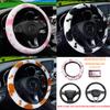 New Car Steering Wheel Cover Protective Cover Decorative Warm Super Thick Plush Collar Soft Black Pink Women
