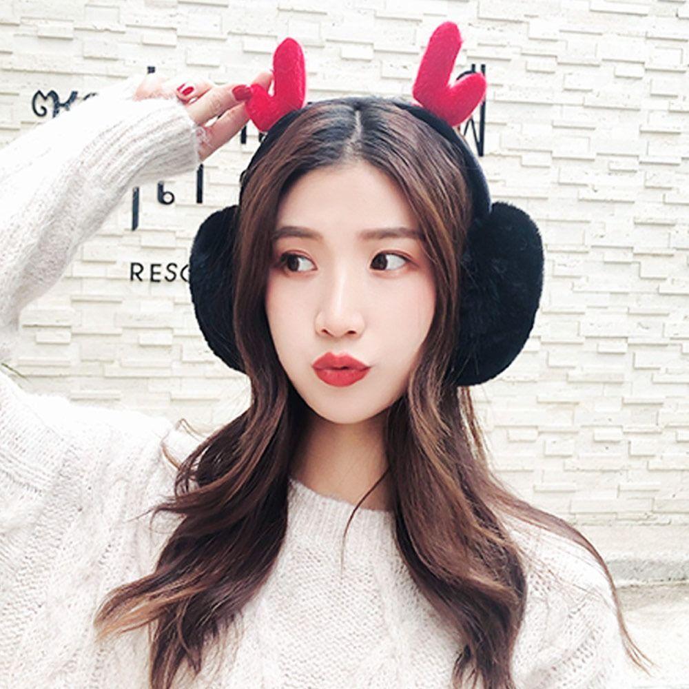 Warm Plush Earmuffs Foldable Ear Warmer Winter Earflaps for Men Women