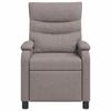 Massage Relax Chair Taupe Fabric