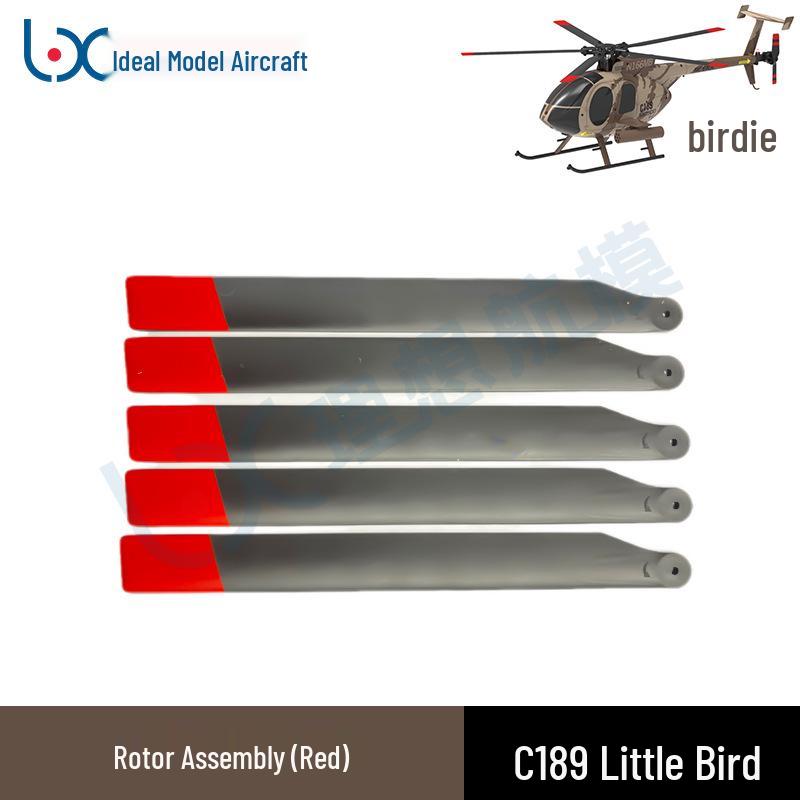 RCERA Remote Control C189 Little Bird MD500 Helicopter Spare Parts Collection Model Aircraft