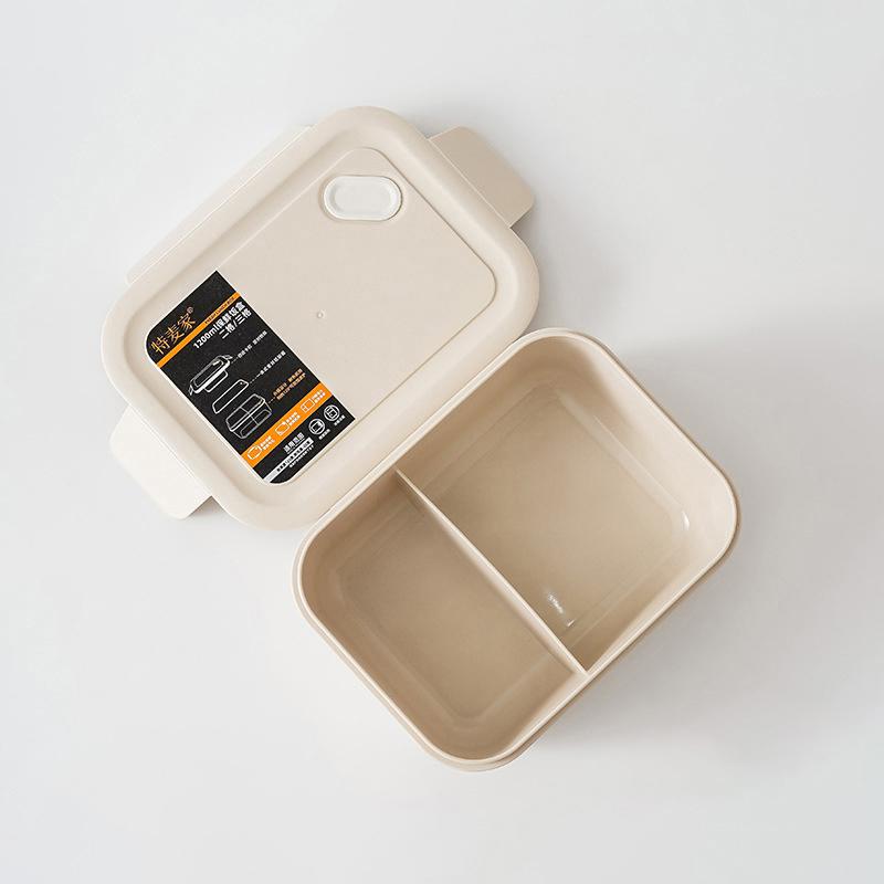 MeyJig Lunch Box Healthy Material PP Fruit Salad Lunch Box Food Container Suit for Office/School 1200 ml