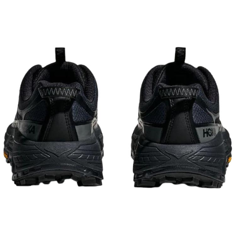 HOKA One One Mafate Three 2 Wordmark Comfortable Versatile Trail Running Shoes Unisex Running Shoes Black 1175490-BCKT