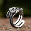 2025 Винтажное кольцо из нержавеющей стали 316L с животным, уникальное, крутое, змея, мужское и женское, подарок высокого качества