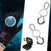 Marine Rearview Mirror with Lanyard Scuba Diving Mirror Diving Rearview Mirror Round Rearview Mirror for Scuba & Snorkeling
